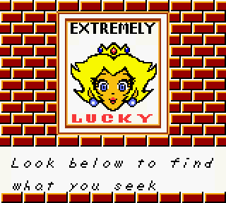 Extremely Lucky: Look below to find what you seek
