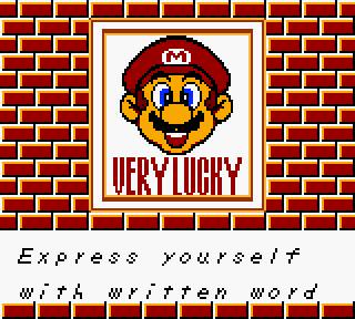 Very Lucky: Express yourself with written word