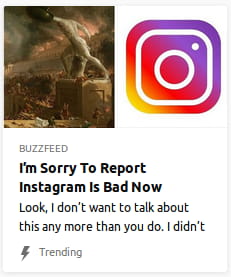 By BuzzFeed. Painting o’ Rome burning next to Instagram’s dumbass rainbow icon.