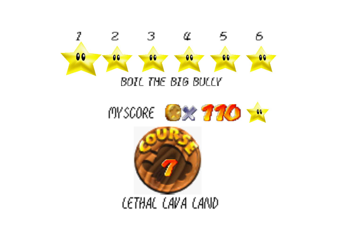 Boil the Big Bully - Lethal Lava Land - Super Mario 64, Super Mario 3D All-Stars